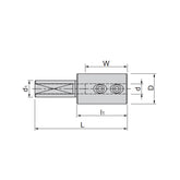 CBI Boring Bar Extension for Small Dia. – Precision Rigid Tool Extension Compatible with Lathe/Milling Machines - Big-tools Industrial Supply Tools for Metal Cutting